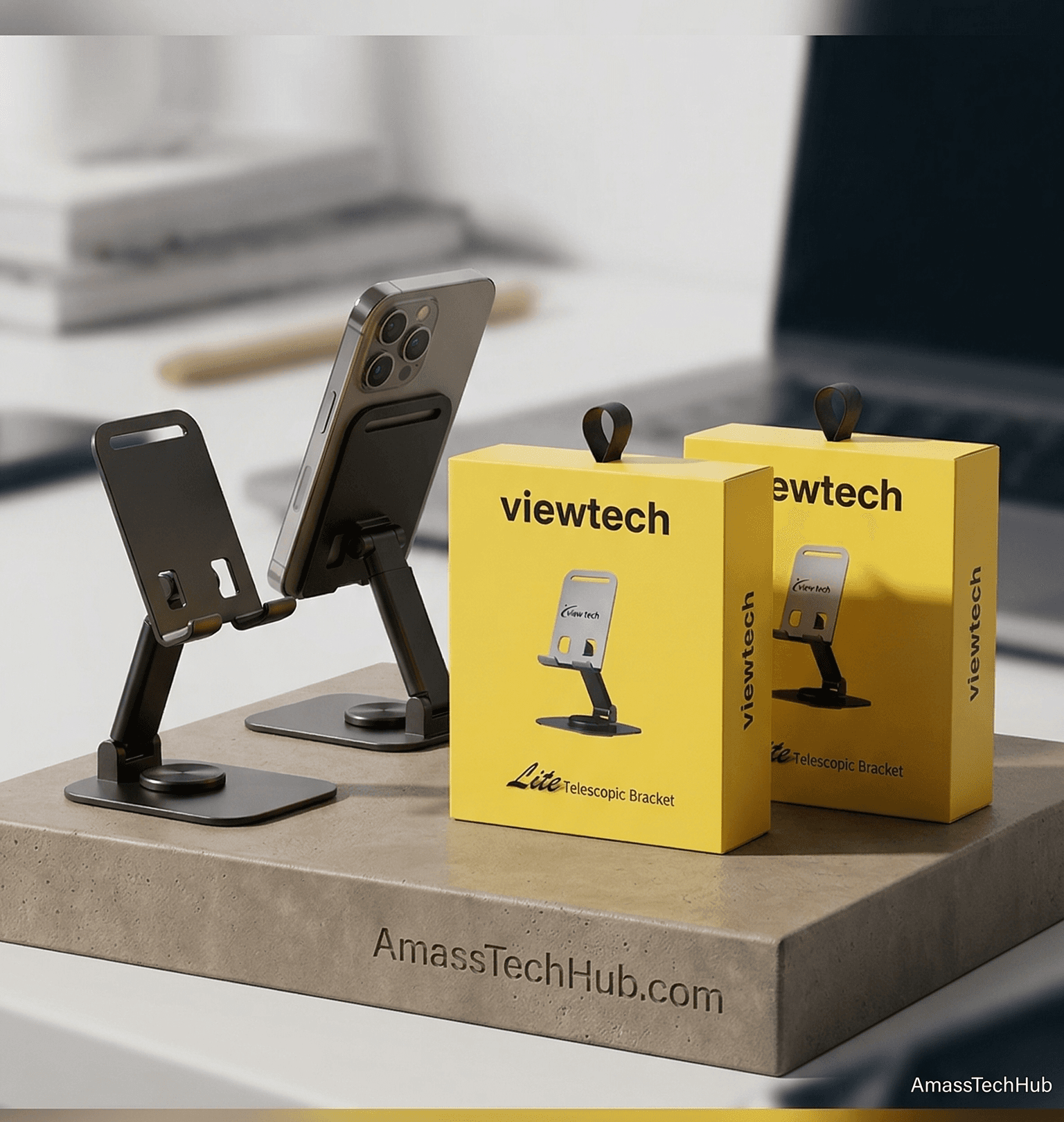 Viewtech Lite Telescopic Desktop Phone Bracket