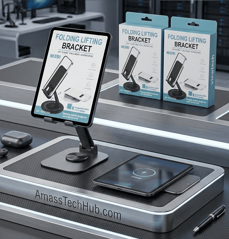 S701 Folding Lifting Desktop Bracket (360° Rotation)