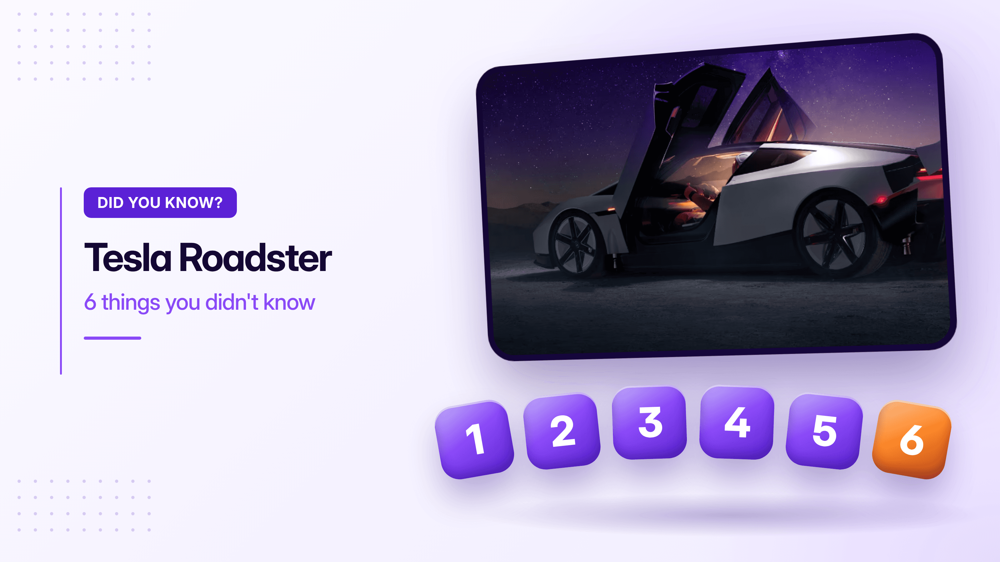 Tesla Roadster 2026: 6 Things You Didn't Know About It.