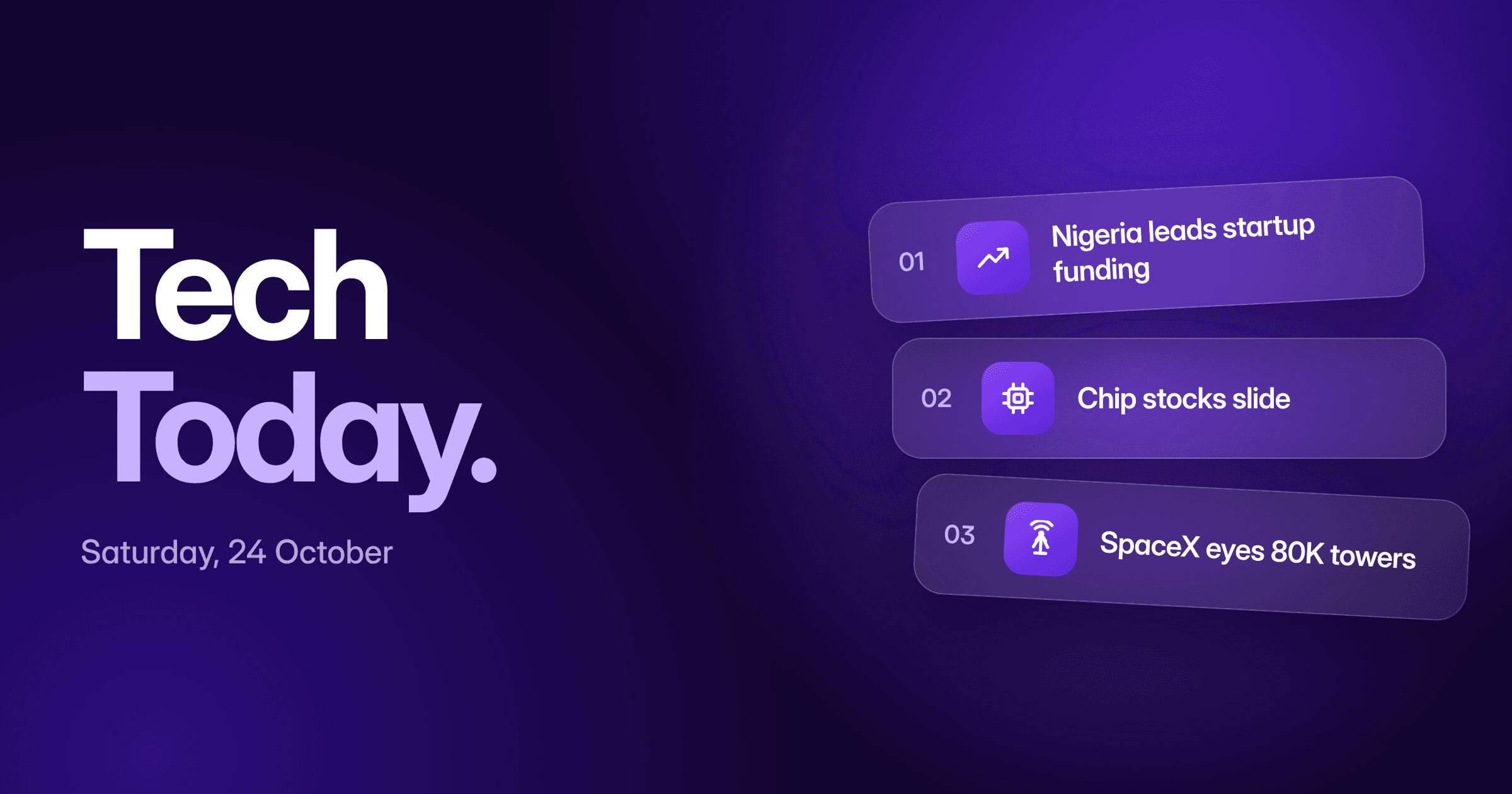 Tech Today: Nigeria Leads Startup Funding, Chip Stocks Slide